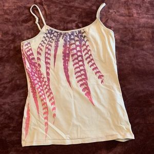 EXPRESS feather tank top